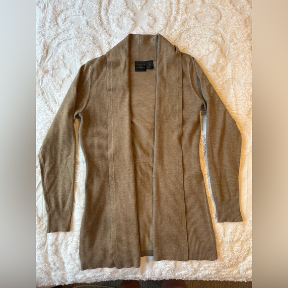 Tailor B. Moss Sweaters - Tailor B. Moss Beige Knit Cardigan Size S with gathered back B13
